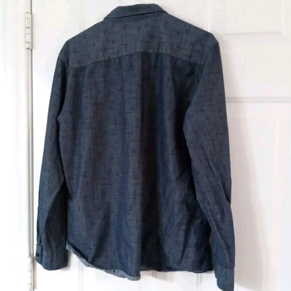 Ocean Current Long Sleeve Button Up Shirt Men's Size Large - Picture 6 of 7